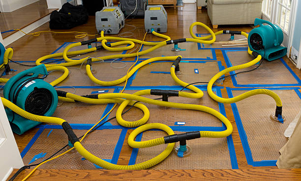 Professional Crawl Space Water Removal technician working in Yorkville, WI